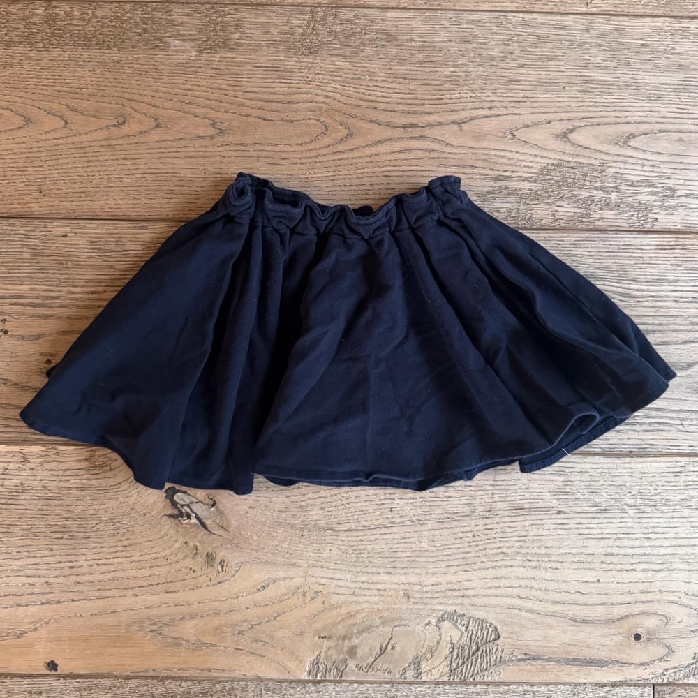 Figge navy twirl skirt